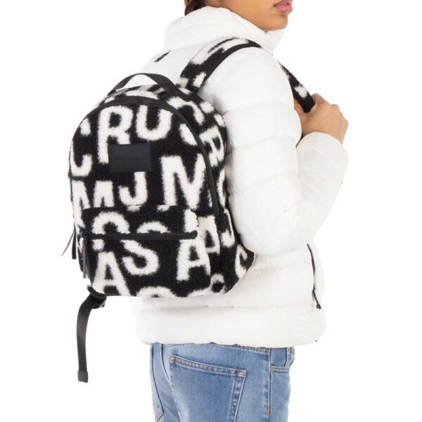 Little Marc Jacobs Kids Logo Fleece Backpack