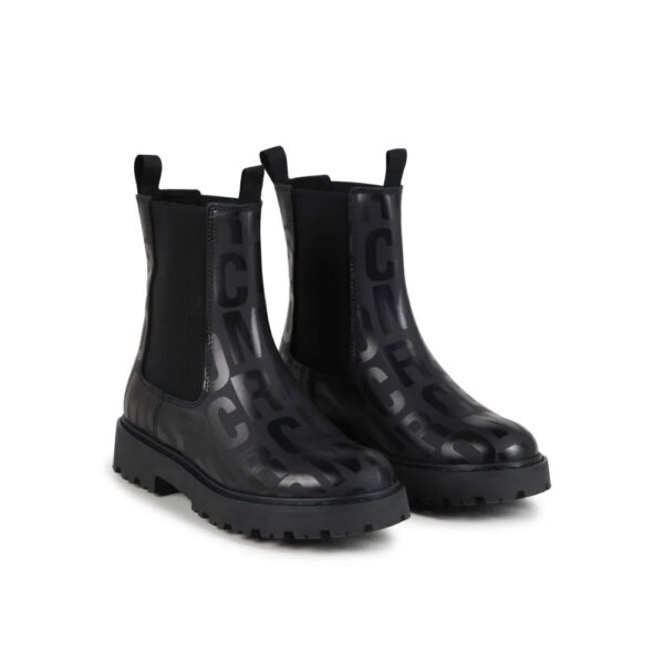 Marc Jacobs Kids monogram-print leather ankle boots