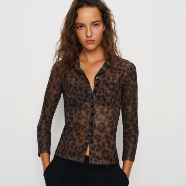 Margaret Knit Top Panther