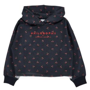 Philosophy Di Lorenzo Serafini Kids cherry-print hoodie