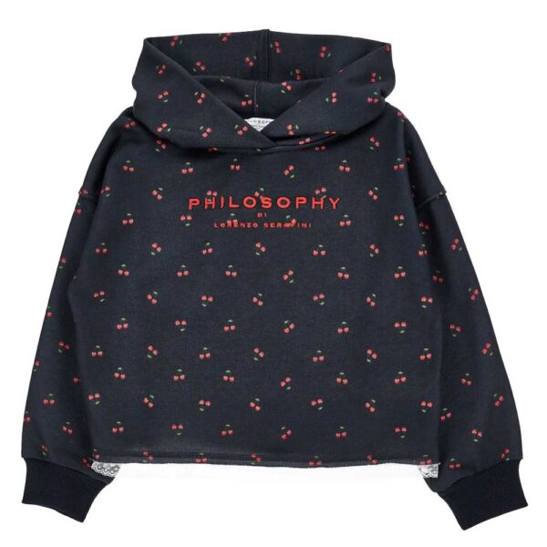 Philosophy Di Lorenzo Serafini Kids cherry-print hoodie