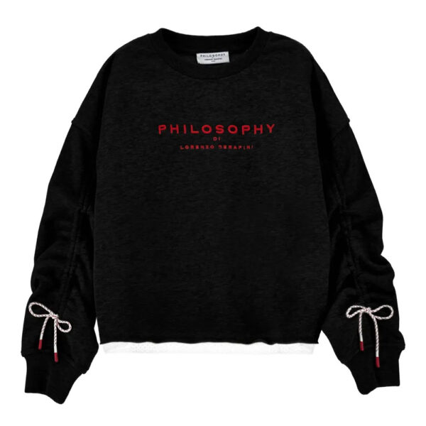 Philosophy Di Lorenzo Serafini Kids drawstring-sleeve sweatshirt