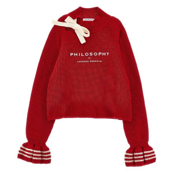 Philosophy Di Lorenzo Serafini Kids ruffled-cuff sweater