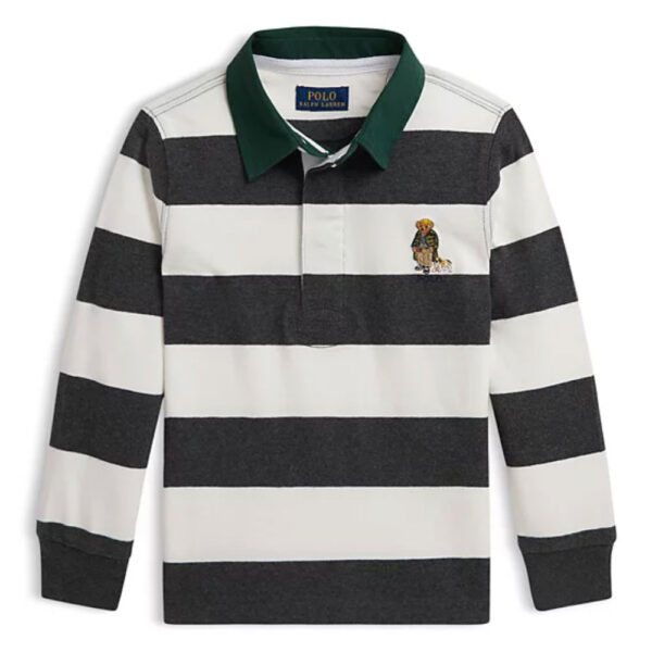 Polo Ralph Lauren Boys' Polo Bear Cotton Rugby Shirt