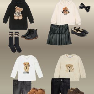 Beary Cute Sibling Winter Looks