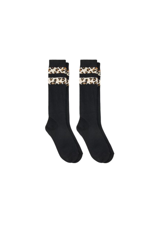Cat & Jack™  Girls' 2pk Leopard Knee Socks