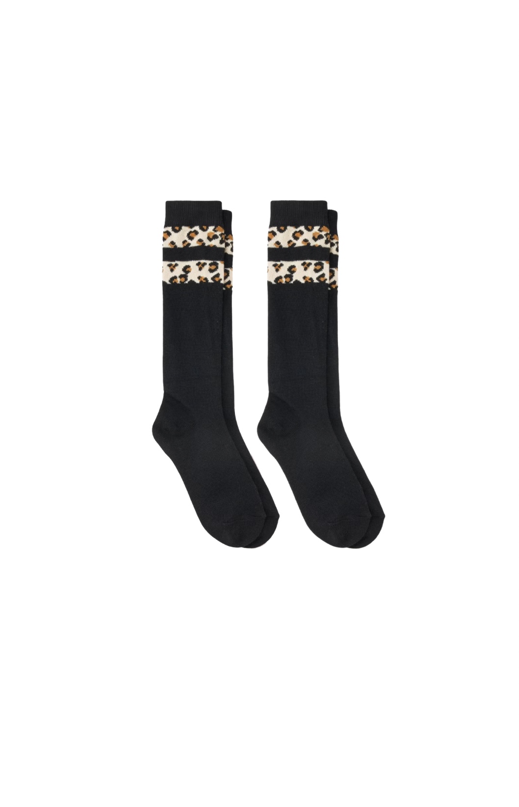 Cat & Jack™  Girls' 2pk Leopard Knee Socks