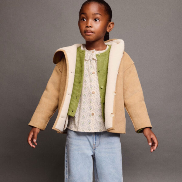 Reversible shearling coat Medium Brown