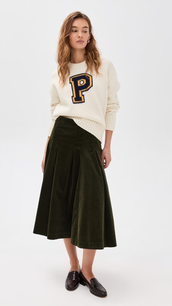 Polo Ralph Lauren Wale Corduroy A Line Skirt