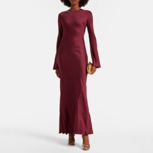 Rotate Signe satin gown