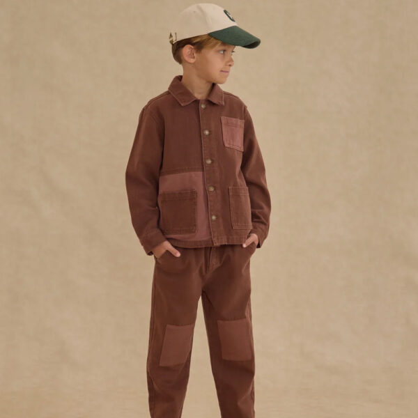 Rylee + Cru Denim Jacket || Brown