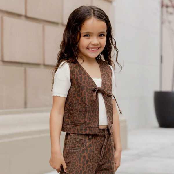 Rylee + Cru Utility Vest || Leopard