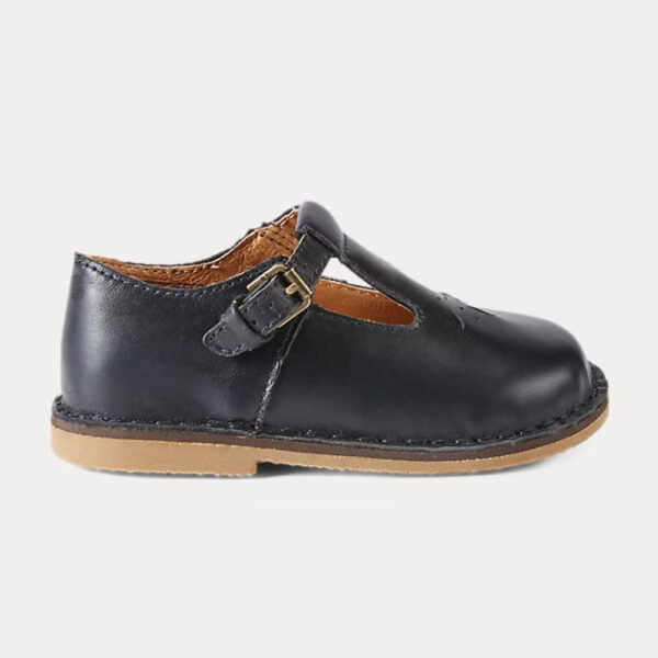 School T-Strap Leather Shoe