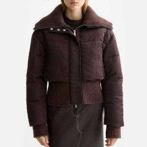 Scotch & Soda Aviator Collar Puffer Jacket