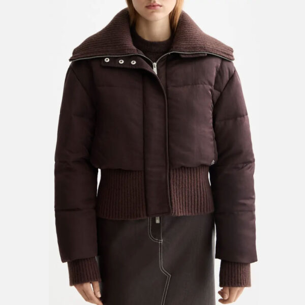 Scotch & Soda Aviator Collar Puffer Jacket