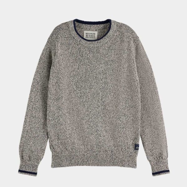 Scotch & Soda Boy's Melange Knit Crewneck Sweater