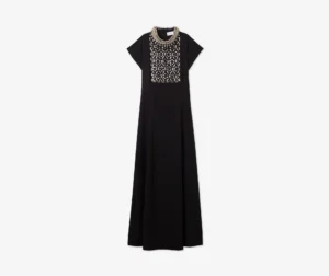 Embellished Cap Sleeve Gown