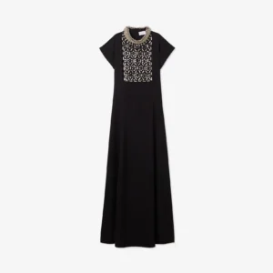 Embellished Cap Sleeve Gown