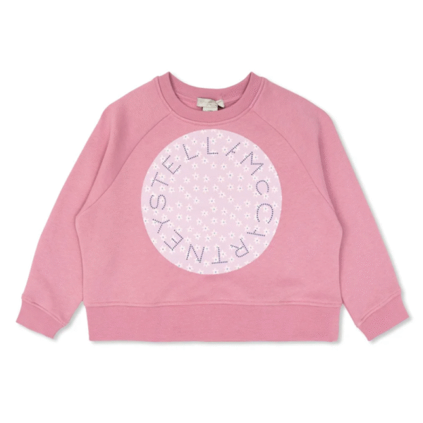 Stella McCartney Kids Logo Printed Crewneck Sweatshirt