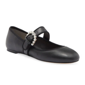 Stuart Weitzman Piper Mary Jane Ballet Flat (Women)