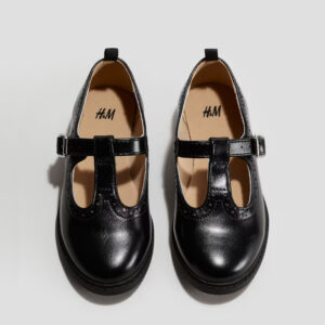 T-strap Mary Janes Black