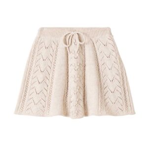 The New Society Lila open-knit skirt