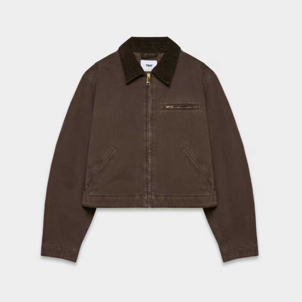Tna Barkley Workwear Jacket vntg rich mocha brn