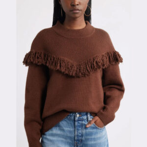 Treasure & Bond Novelty Fringe Sweater