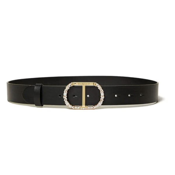 TWINSET embellished reversible oval-buckle belt