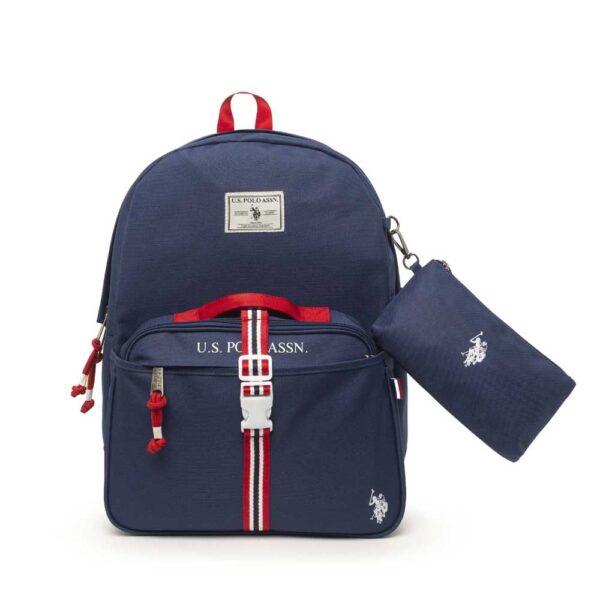 U.S. Polo Assn. 16" Unisex Backpack, Lunch Box, & Pencil Case