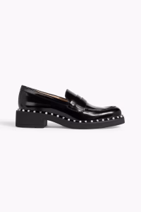 STUART WEITZMAN Reverie embellished leather loafers