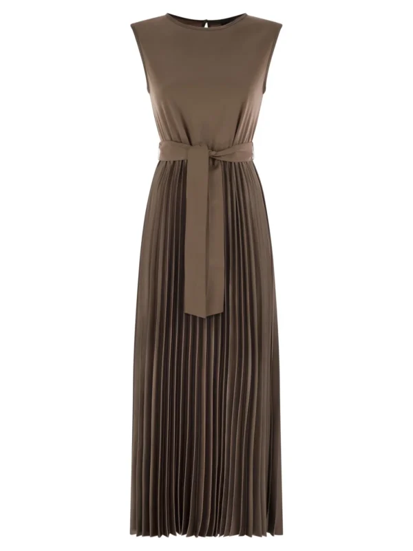 Weekend Max Mara Samuele Sleeveless Pleated Dress