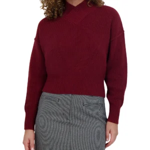 Point Chunky Knit Sweater