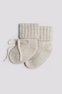 Wool Knit Slipper Socks