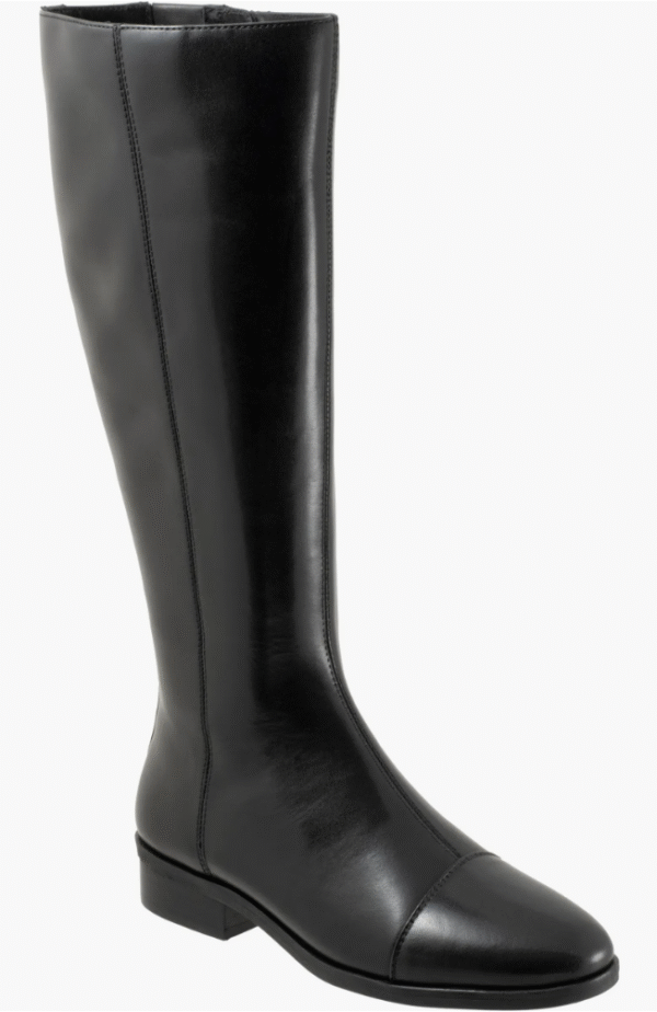 Alexis Cap Toe Knee High Boot