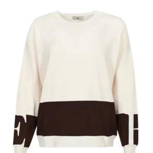 Elisabetta Franchi Two-Toned Crewneck Jumper