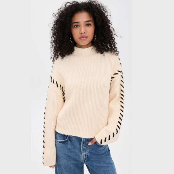 BLANKNYC Steady Ground Sweater Cream