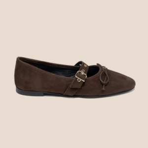 Como Buckle - Chocolate Suede