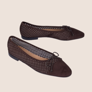 Como - Perforated Chocolate Suede (cap toe)