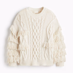 Sweater with Fringe