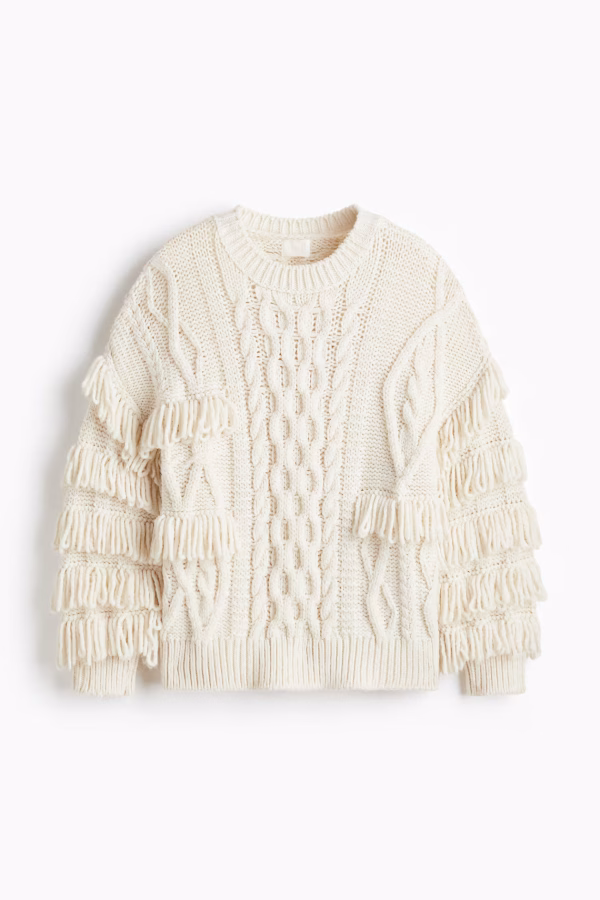 Sweater with Fringe
