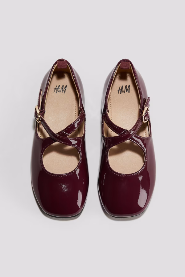 Patent Ballet Flats