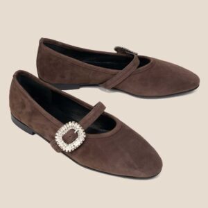 Gemma - Chocolate Suede