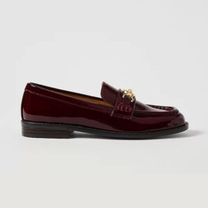 Horsebit Patent Loafer Dark Burgundy