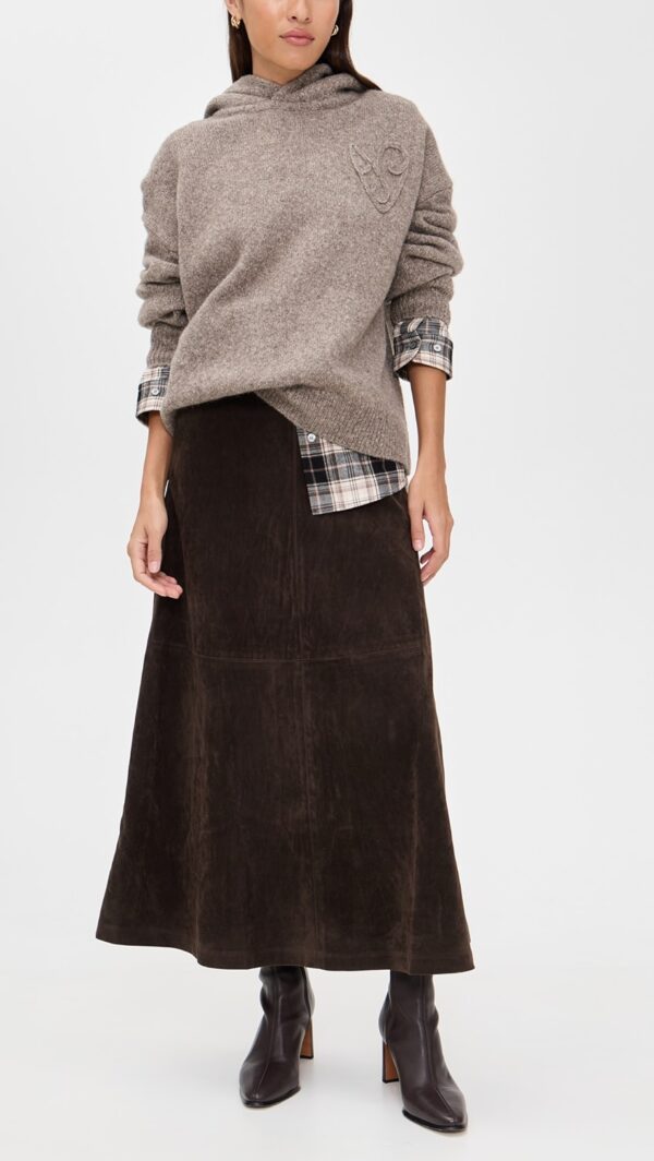 Joe's Jeans The Tavi Vegan Suede Skirt