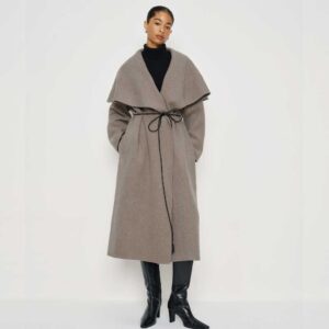 Kay Double Faced Coat Stone