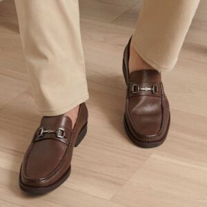 Leather Bit Loafer BROWN