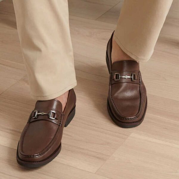 Leather Bit Loafer BROWN
