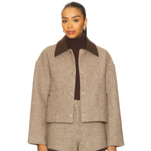 Line & Dot Ingrid Jacket Brown