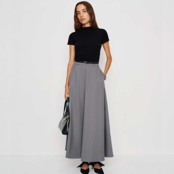 Nara Smith First Light Skirt Grey